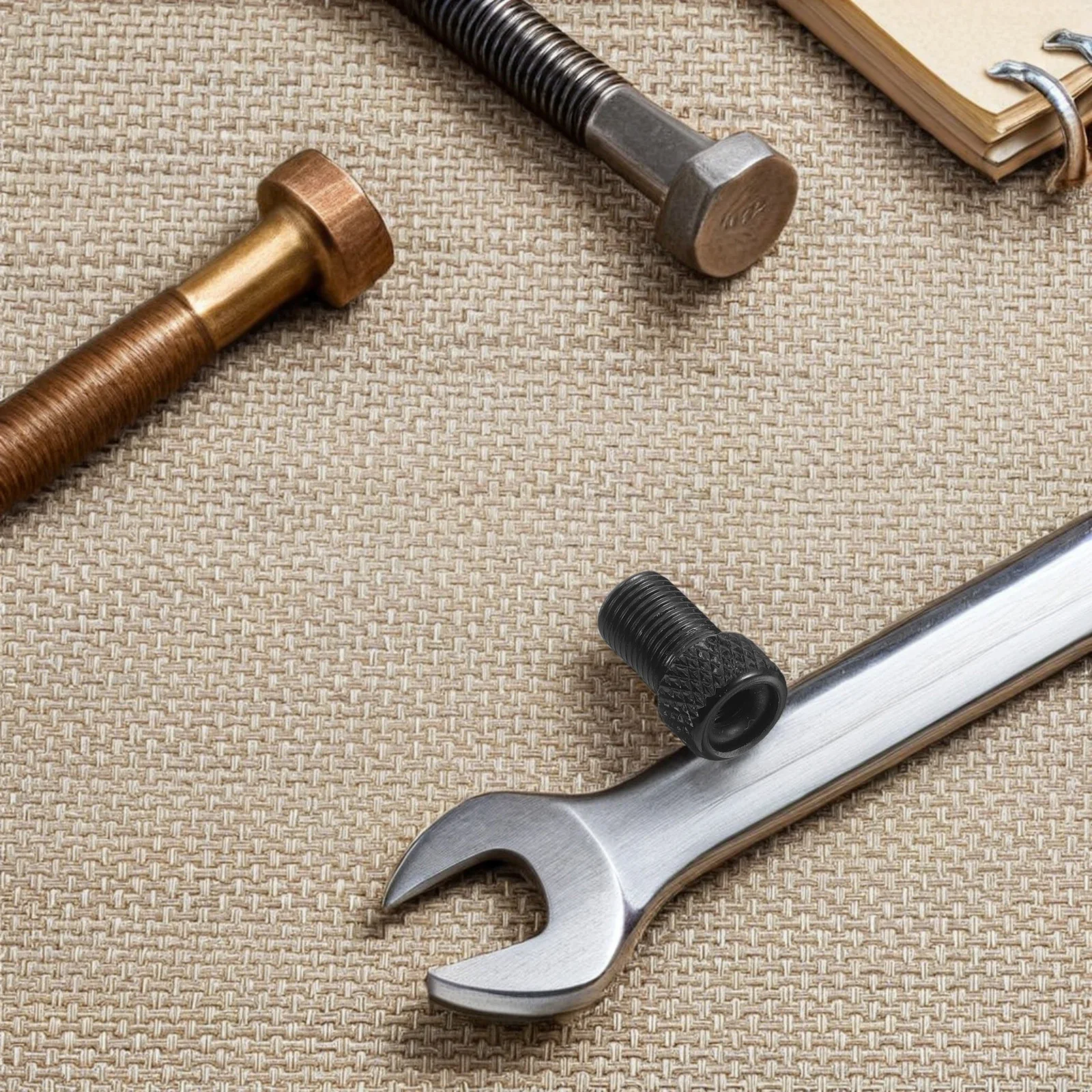 

Bicycle Valve Caps Aluminum Alloy French To American Valve Adapter Dust Proof Tire Nozzle Covers Stylish Metal Bike Tire Stem