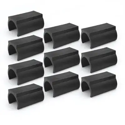 

10pcs Chair Leg Floor Protectors Non Slip Plastic Foot Covers niture Feet Caps 25mm Opening Anti Scratch Stool Office
