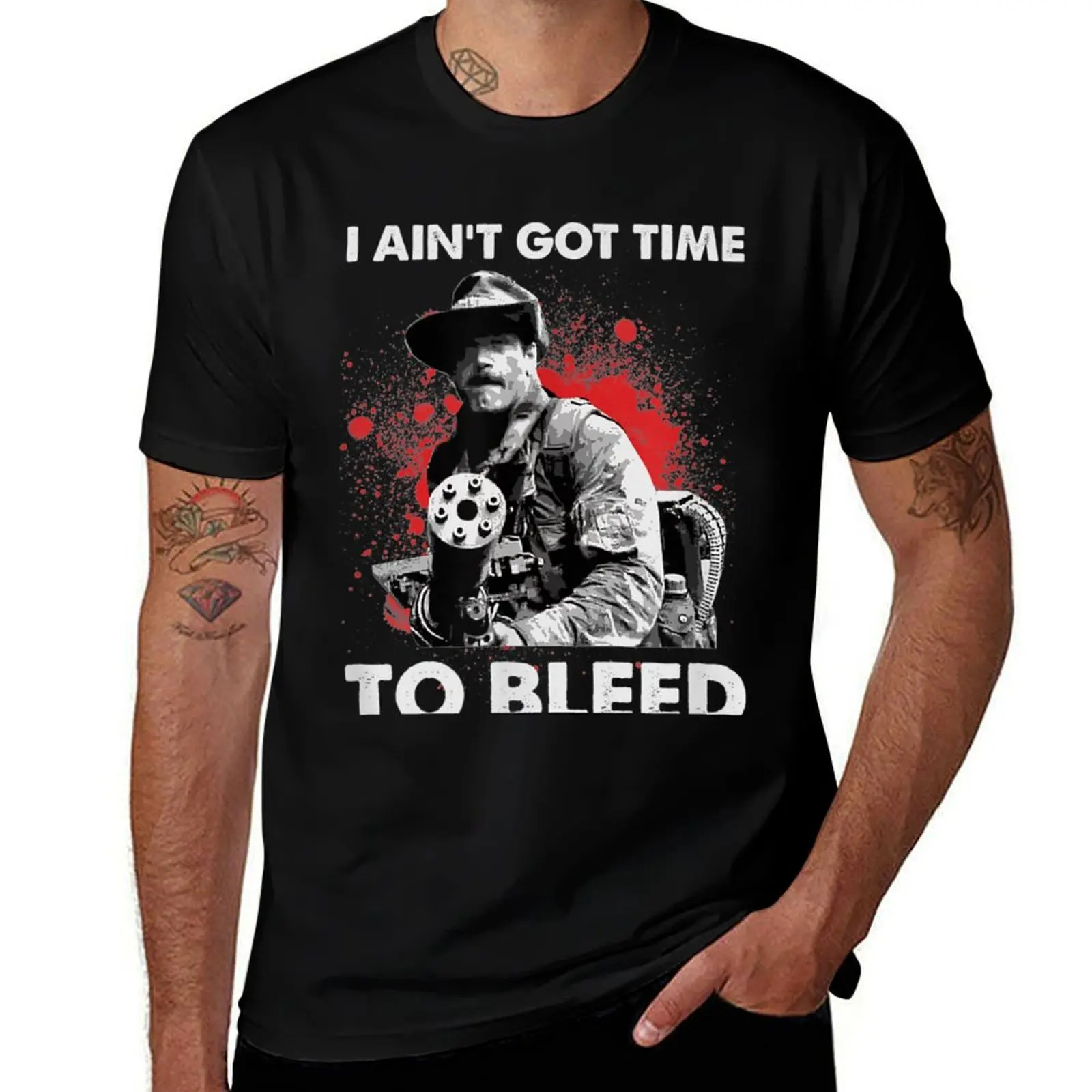 I Ain't Got Time To Bleed T-Shirt Quick Dry Fishing T-Shirt