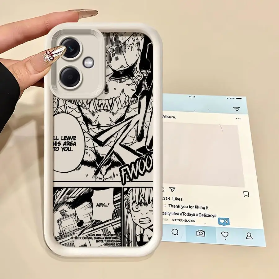 Comic Monster Kaiju No.8 Cool Soft Shell Case para Xiaomi Poco C51 C61 X3 Pro C50 X3 NFC