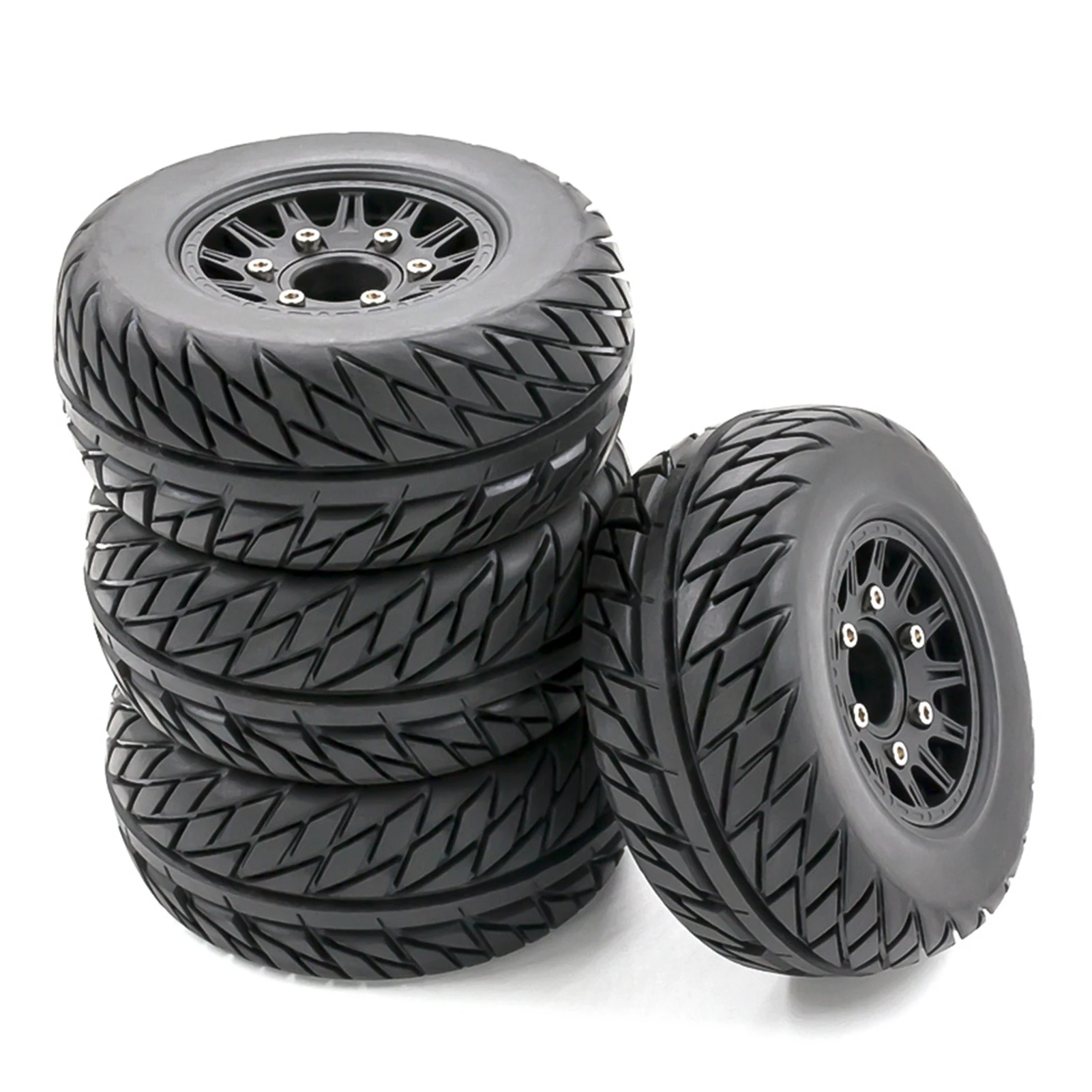 Remote Control Car Tires 4pcs Replacements for 12MM 14MM 17MM ARRMA TRX HSP Tamiya HPI Off-road Vehicle Short Truck