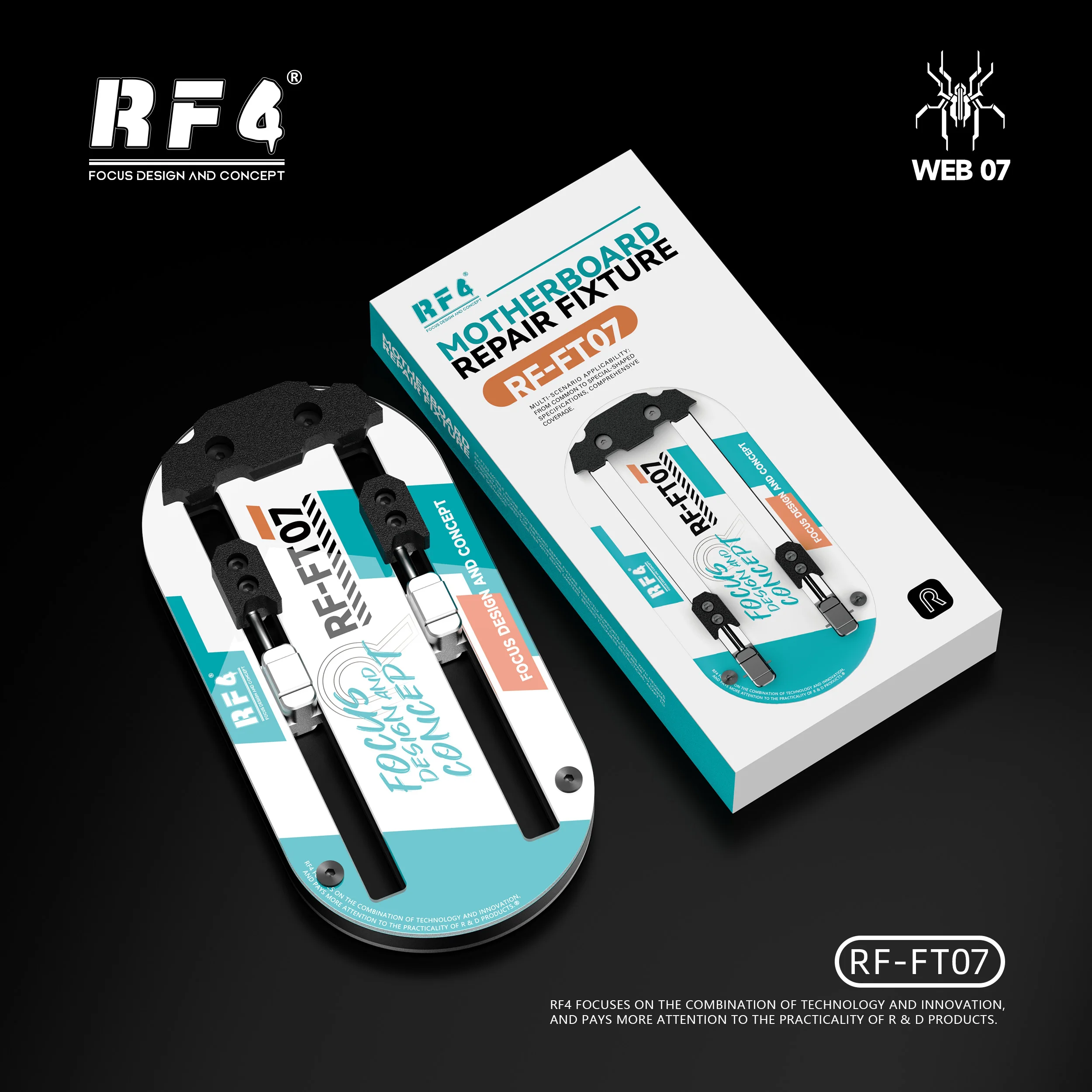 

RF4 RF07 Универсальный ремонтный приспособление Mobo с двойным подшипником для мобильного телефона, печатной платы, удаления клея для процессора, скребковая олова, ремонтный зажим, тоже