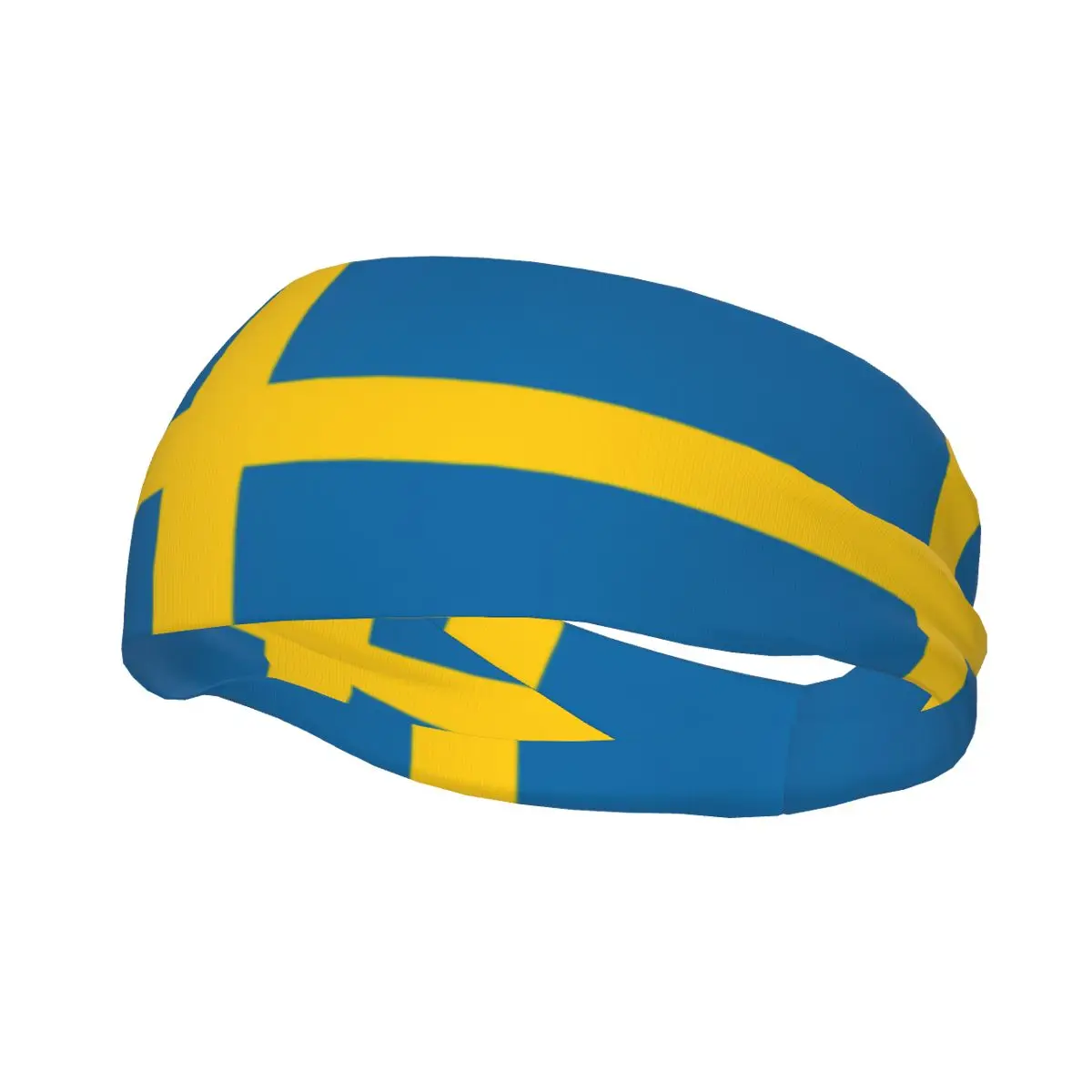 Stirnband Flagge von Schweden Headwrap Haarband für Tennis Gym Fitness Kopf bedeckung Haarschmuck