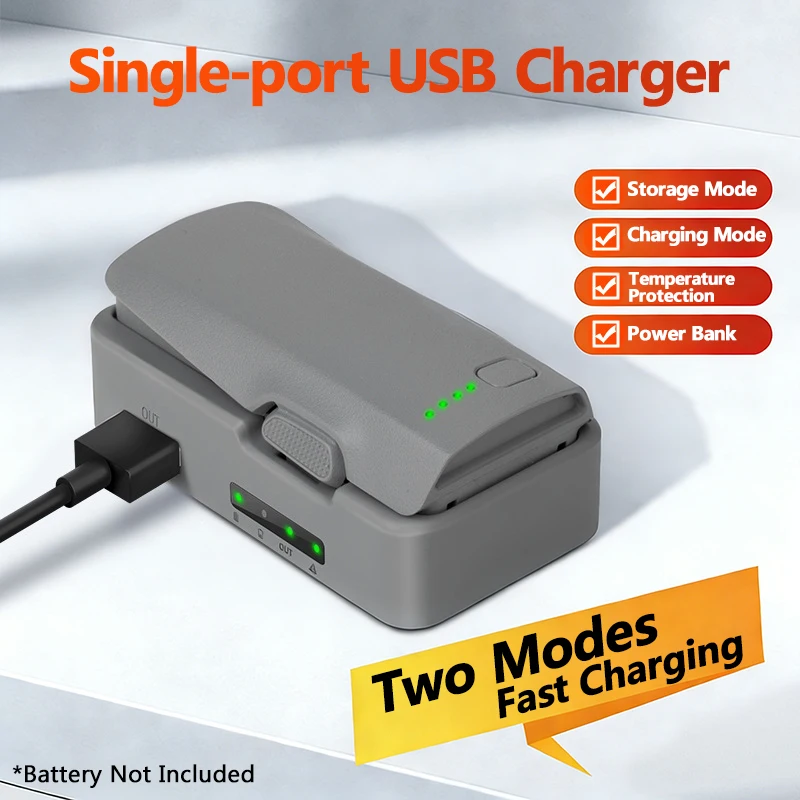 

Battery Charging Hub For DJI Neo 2 Drone Fast Charger Dual-Mode Portable Power Bank USB Charging for DJI NEO 2 Drone Accessories
