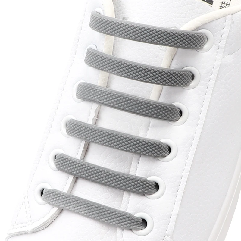 16 stuks mode siliconen schoenveters zonder stropdassen elastische veters sneakers veters voor schoenen zonder koppelverkoop kinderen volwassen luie accessoires