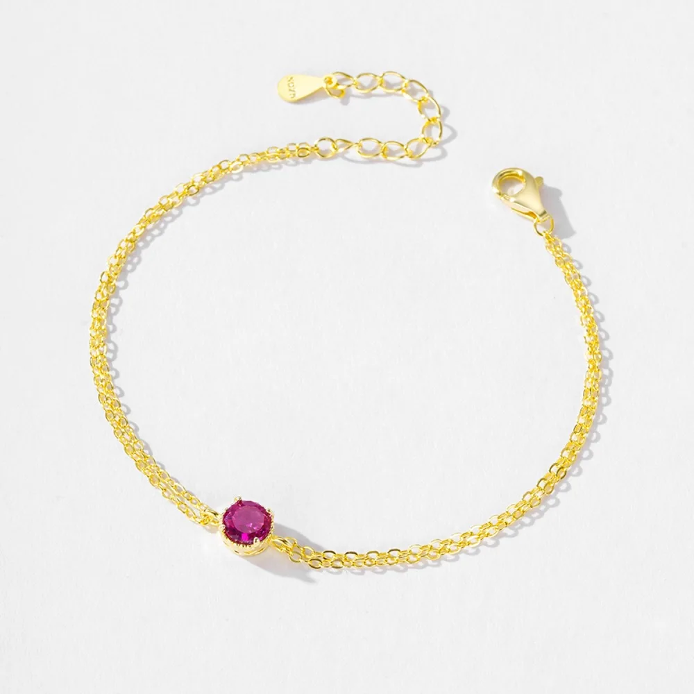 심플한 5mm 라운드 고탄소 다이아몬드 여성용 팔찌-웨딩 약혼 조절 가능한 뱅글 및 기념일 주얼리 선물