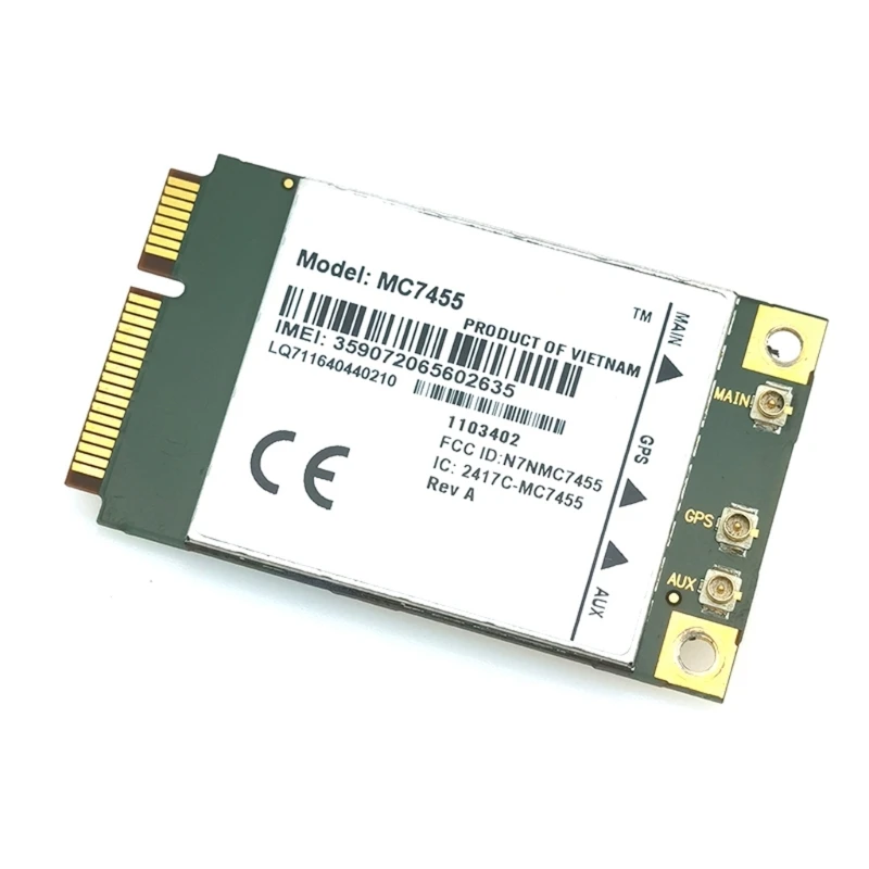 Q22A MC7455 4G LTE CAT6 Networking Card Optimized For DIY Enthusiasts Long Usage