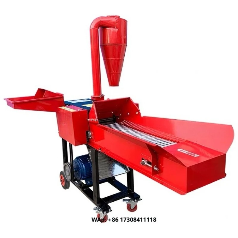 Heli Cow Sheep Animal Feed Food Grass Rice Corn Wheat Straw hay Forage Silage Chopper Chaff Cutter Machine