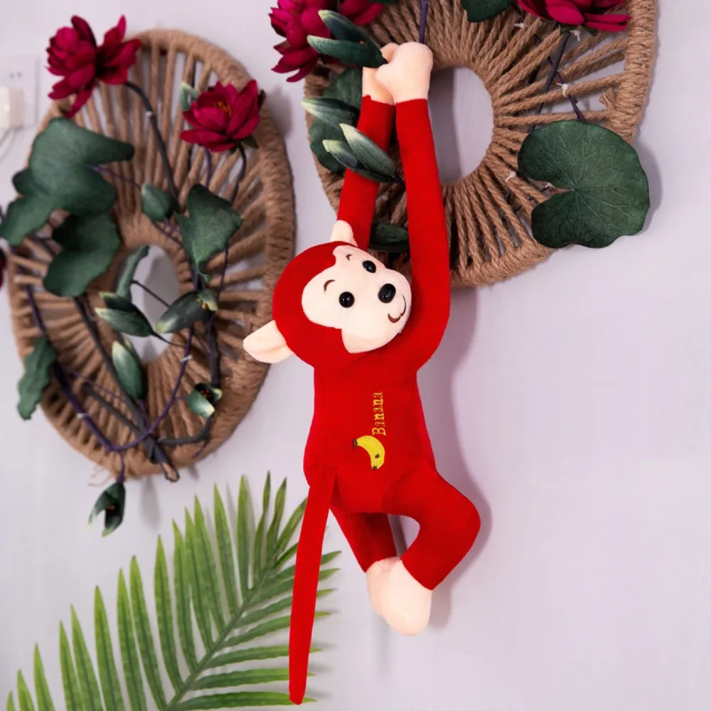 Animal Monkey Long-Armed Monkey Doll Long-armed Plush Hanging Monkey Plush Toy 45/55/65cm Soft Long Arm Tail Monkey Doll