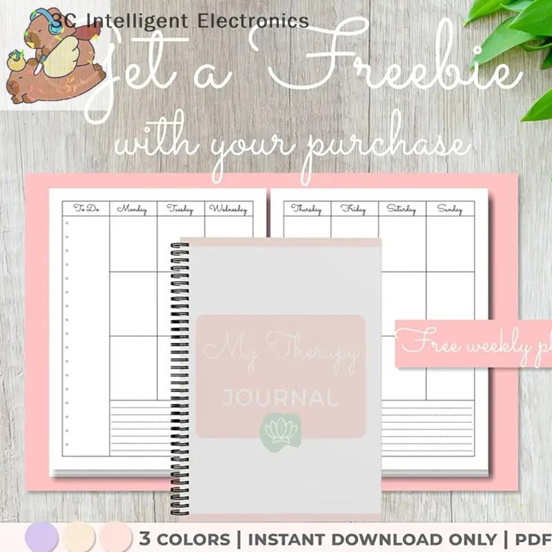 Mental Health Anxiety Planner Anxiety & Depression Therapy Worksheets Self Care Planner DBT Diary Mood Tracker Anxiety Journal