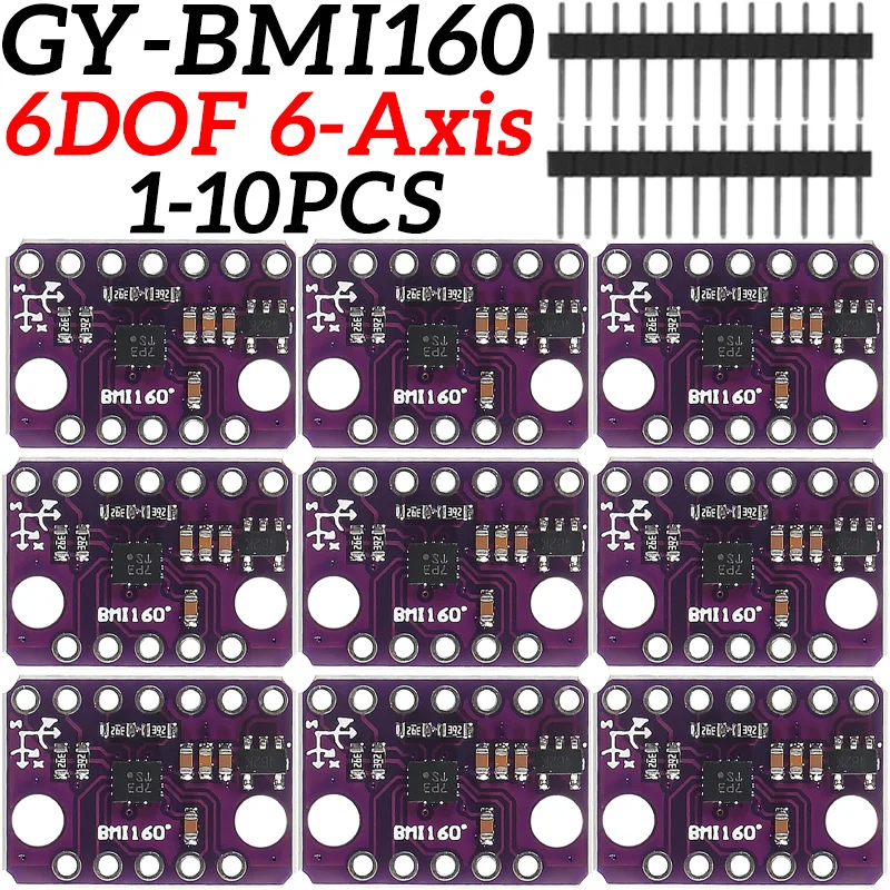 XZG 1-10PCS  BMI160 Latest Stance Accelerometer Gyroscope Module 6 Dof Inertial Measurement Sensors GY-BMI160
