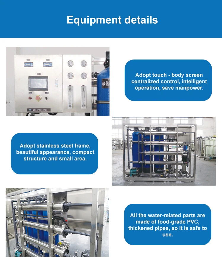 500lph Ro System Equipment Water Treatment Seawater Desalination Machine RO Water Treatment Machinery