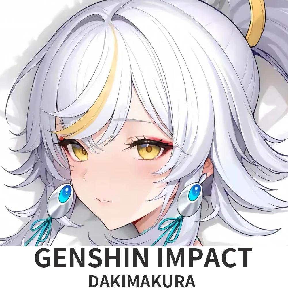 

Наволочка для подушки в стиле аниме Genshin Impact Zibai, чехол для диванной подушки/подушки для кровати