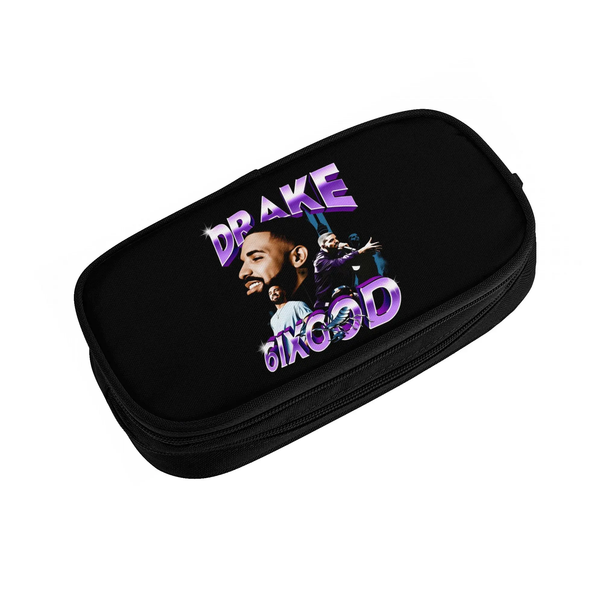 Rapper Singe Drake  School Pencil Case Boy Girl Large Storage  Pencil Box Students Stationery