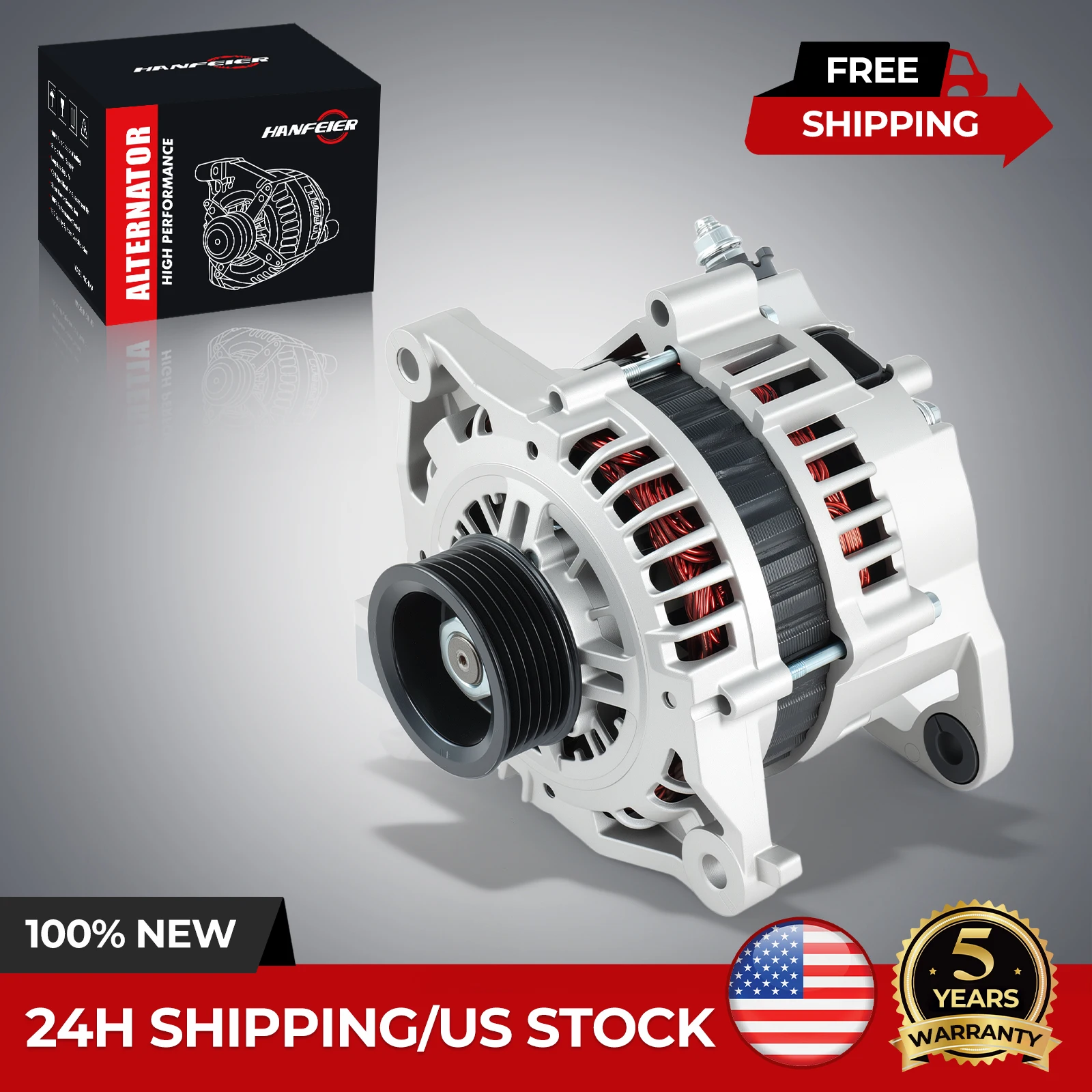 

Alternator For NISSAN SENTRA Sedan 4-Door 1.8L 2002 2003 2004 2005 2006 13937