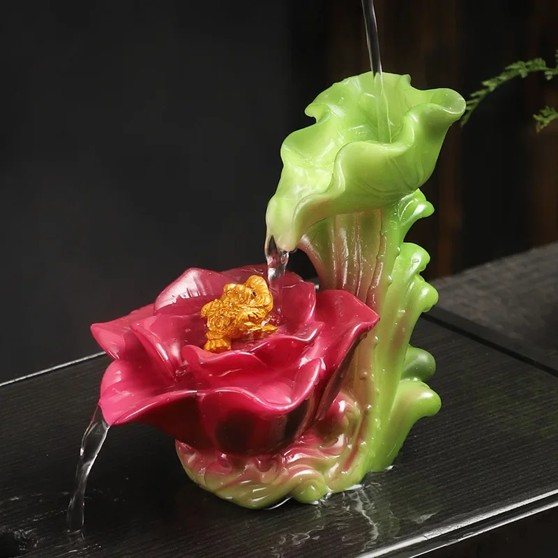 Chinese Style Tea Pet Creative Lotus Table Decoration Change Color Tea Play Can Keep Tea Ceremony Accessories New