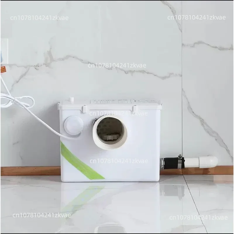 500W Sanitary Pulverizer Pump Automatic Treatment Crushed Bathtub Toilet Sink Electric Pulverizer Septic Tank Sewage Lifter