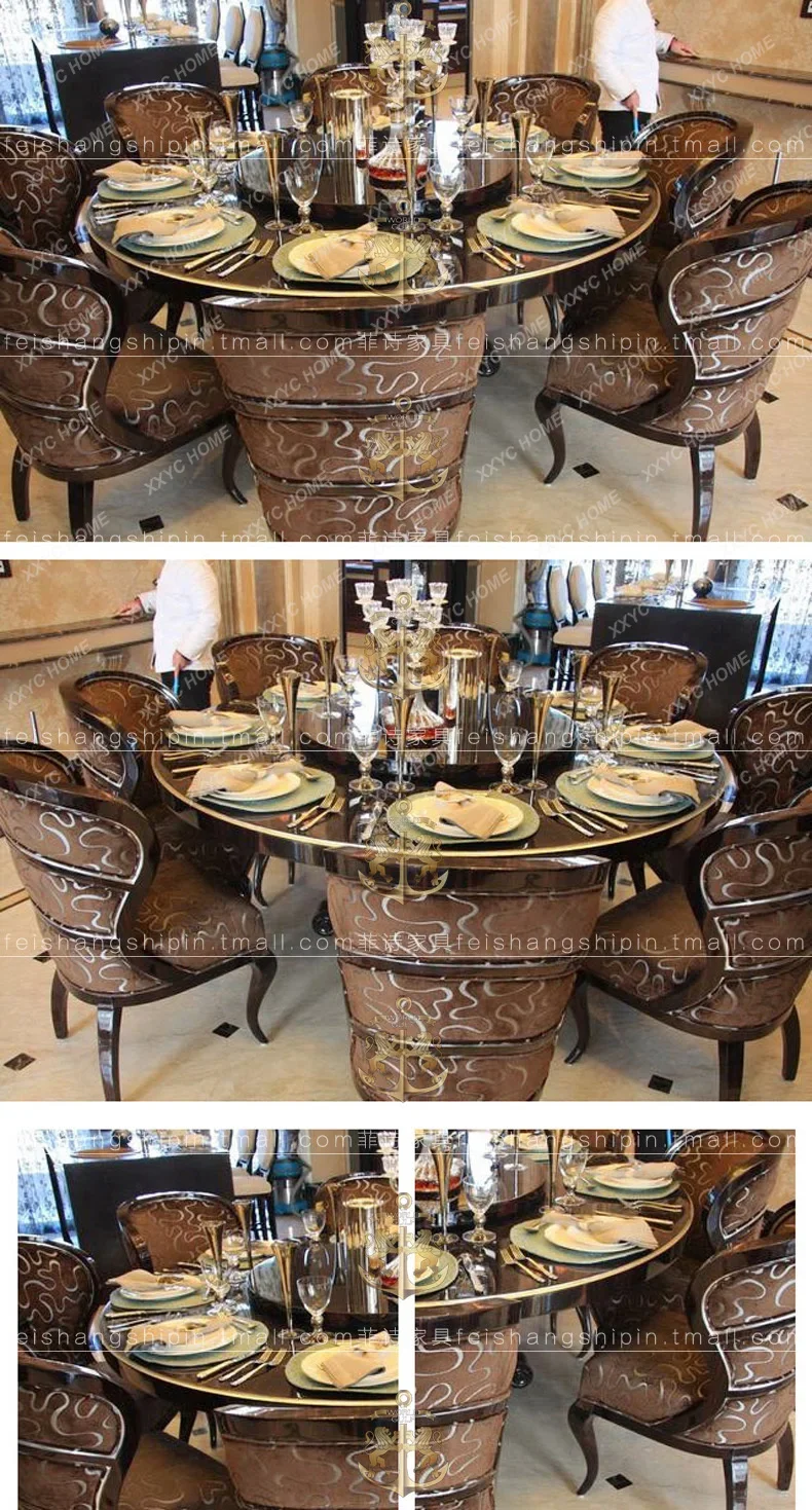 Tavolo da pranzo e sedie postmoderni