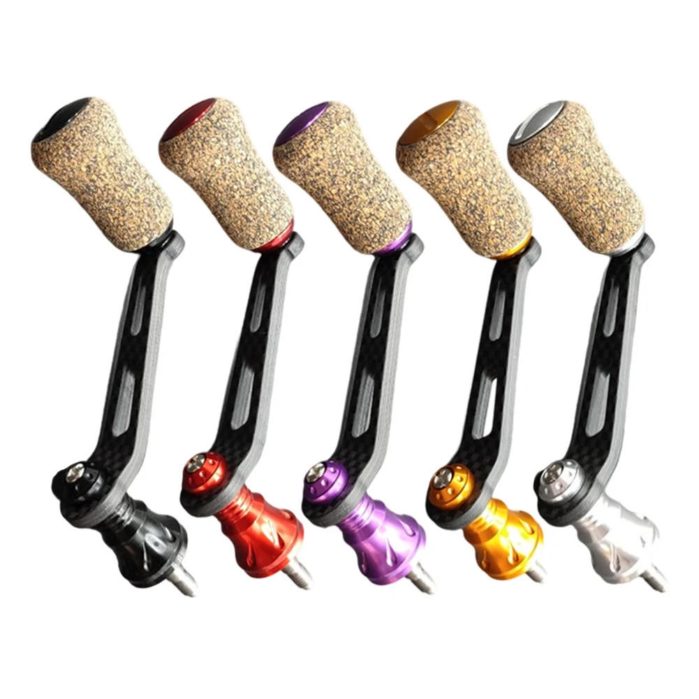 كربون 70 مم للغزل - مقبض بكرة بذراع واحد، متوافق مع Shimano- Stradic/Sahara/Ultegra/Vanford، 2 محامل