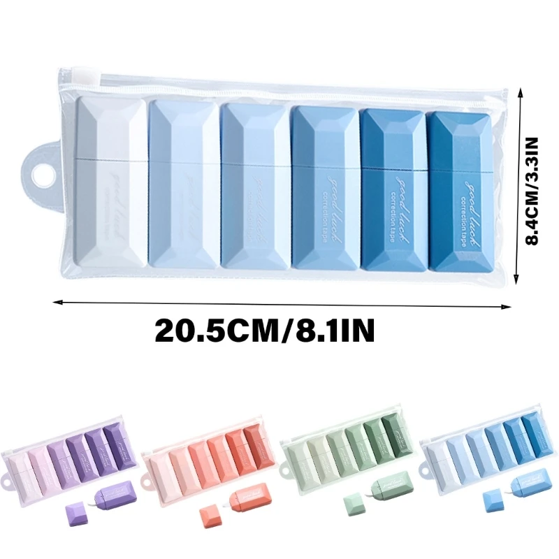 6 шт./компл. лента для коррекции градиента, белая лента большой емкости для студентов