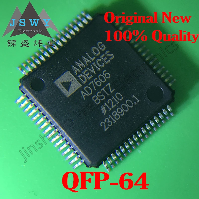 5PCS Free Shipping AD7606BSTZ AD7609BSTZ AD7608BSTZ LQFP-64 Analog to Digital Converter ADC 100% brand new in stock