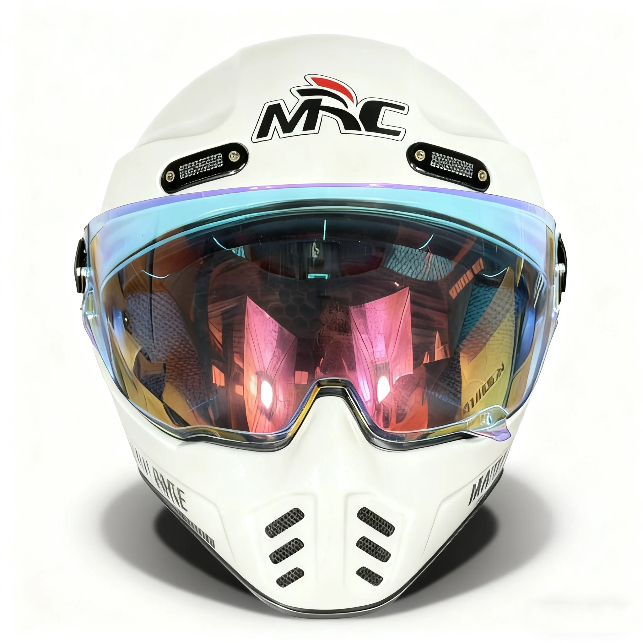 

MRC Full Face casco moto Helmet Vintage Chopper Retro Helmet capacete de motocicleta modular helmet DOT Approval