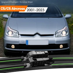 2pcs For Citroen C5 C5 Aircross 2001-2023 Front Windshield Wiper Blades 2007 2008 2009 2013 2020 Windscreen Window Accessories