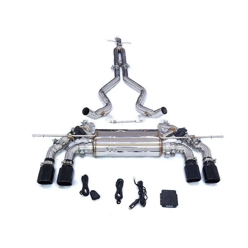 

Stainless Steel Exhaust Valved Muffler for Land Rover Defender 110 P400 with High Quality Electronic Exhaust Pipes