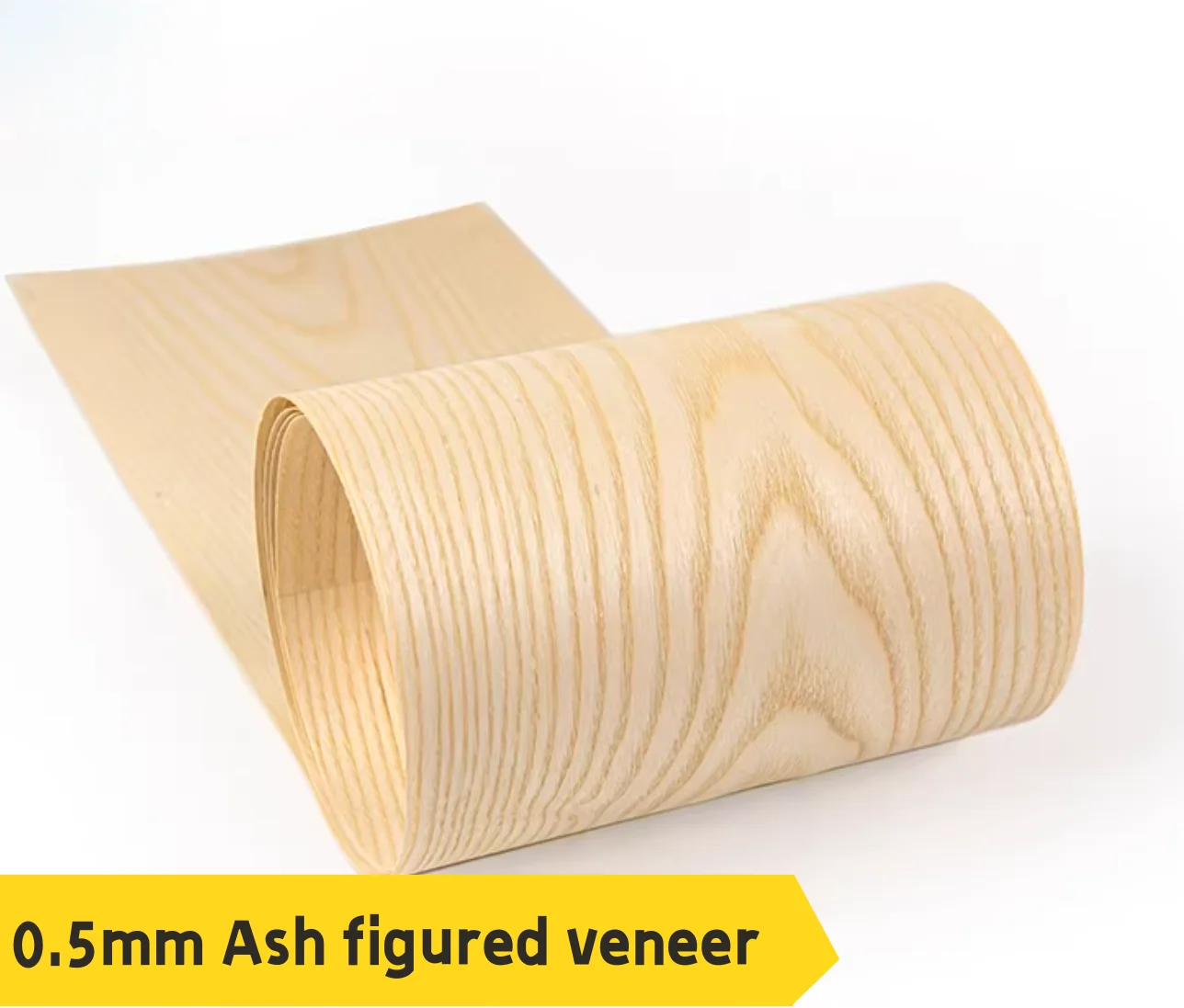 

1pcs 0.5mm Natural Ash Figured Walnut Wood Veneer Sheets