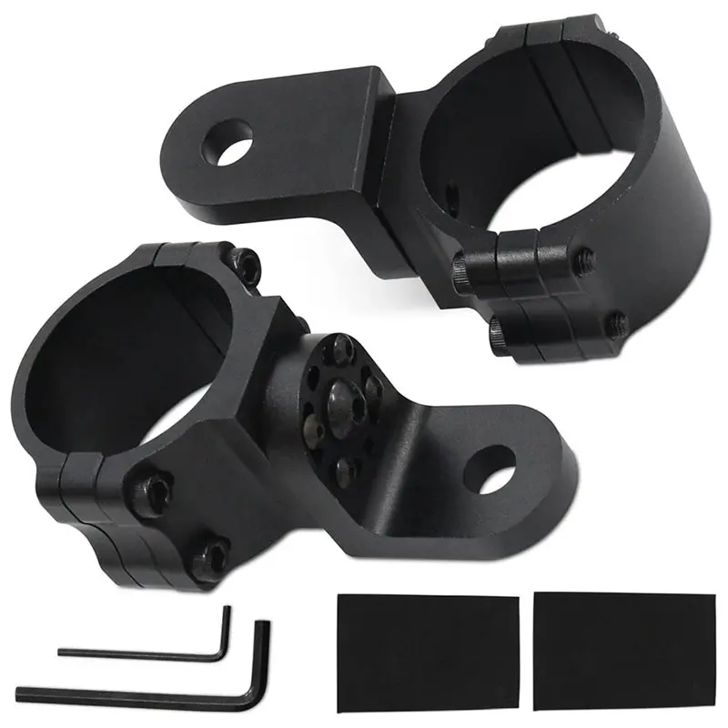 

For UTV ATV RZR 4WD Compatible 2Pcs 360° Adjustable Car Mount Bracket LED Whip Light Bar- Rollbar Cage Fitment 1.75" To 2"