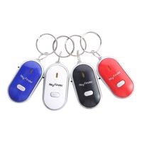 Colors Whistle Sensors Key Locator Pet Tracker Light Torch Keyfinder LED Whistle Key Finder Sound Control Alarm Locator Tracker