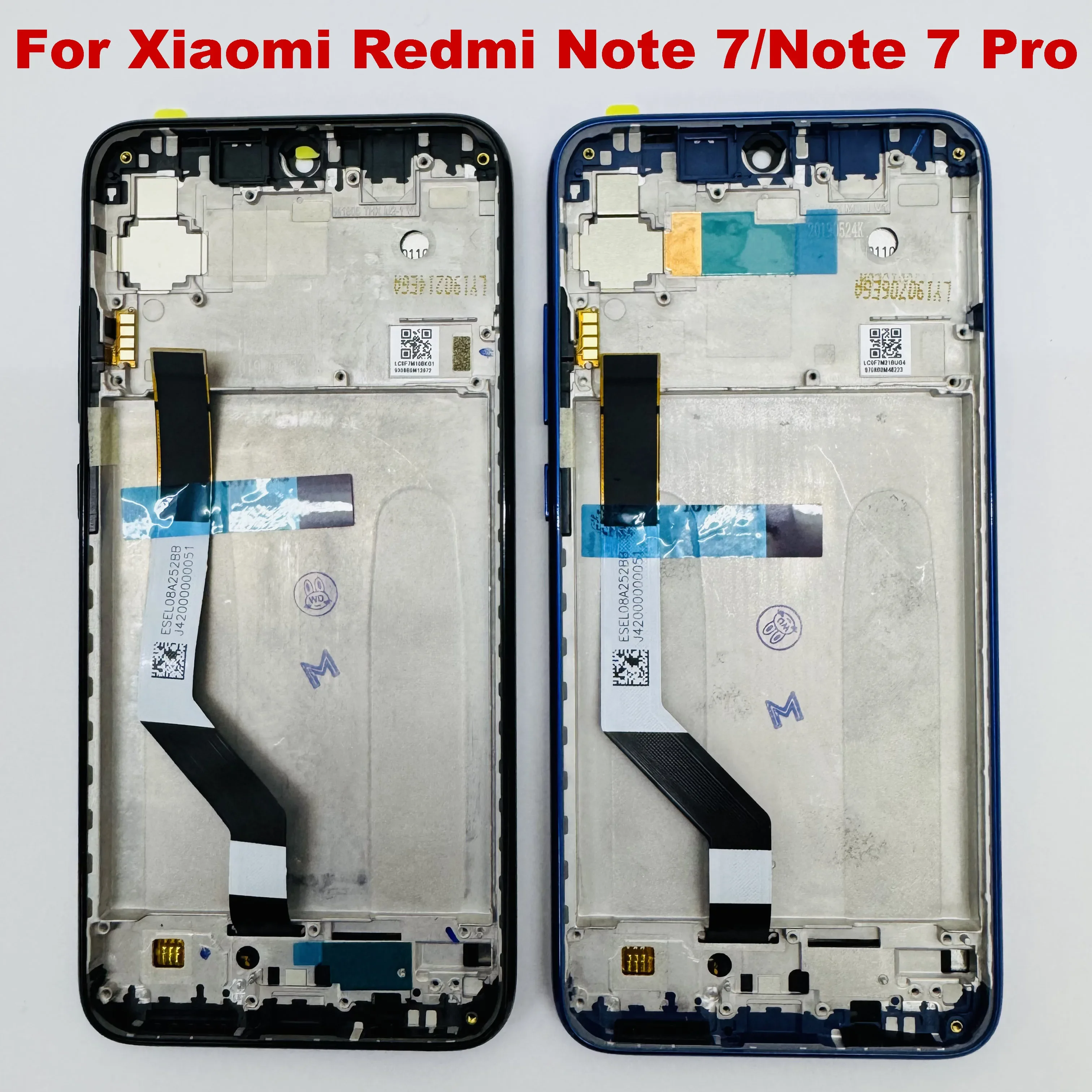 

6,3 ''высокая яркость FHD для Xiaomi Redmi Note 7, ЖК-дисплей, сенсорный экран, дигитайзер в сборе для Redmi Note 7 Pro, ЖК-дисплей с рамкой