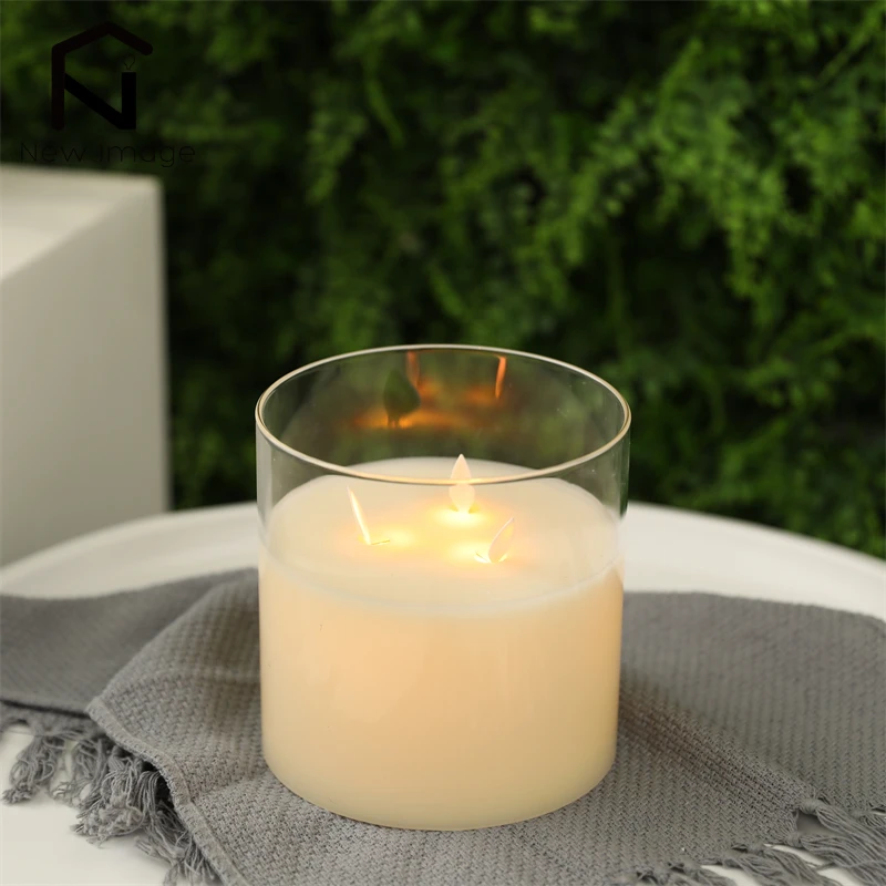LED Candle Fake Flashing Tea Light Outdoor Garden Lamp Battery-powered Romantic Wedding Banquet Decoration Home Decoration