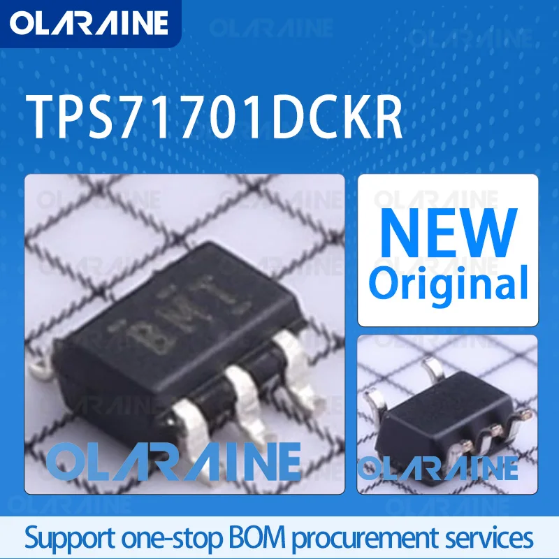 

5/10/100Pcs TPS71701DCKR SC-70-5 original 100% ic chip Low dropout voltage regulators Current 150 mA 1 Output Voltage 6.5 V