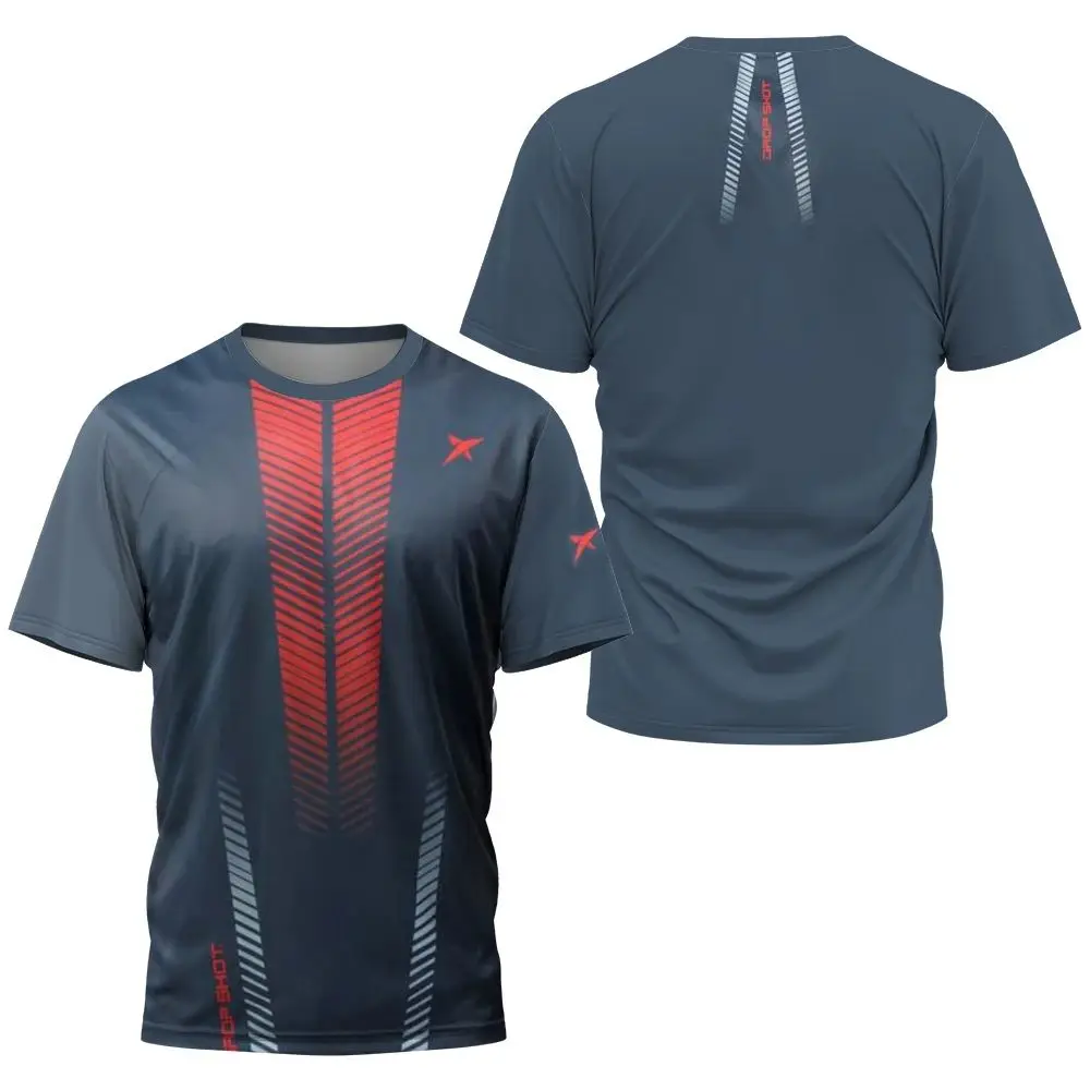 Abbigliamento sportivo traspirante t-shirt stampata Padel ad asciugatura rapida per uomo e donna Outdoor Casual Fashion Comfort novità