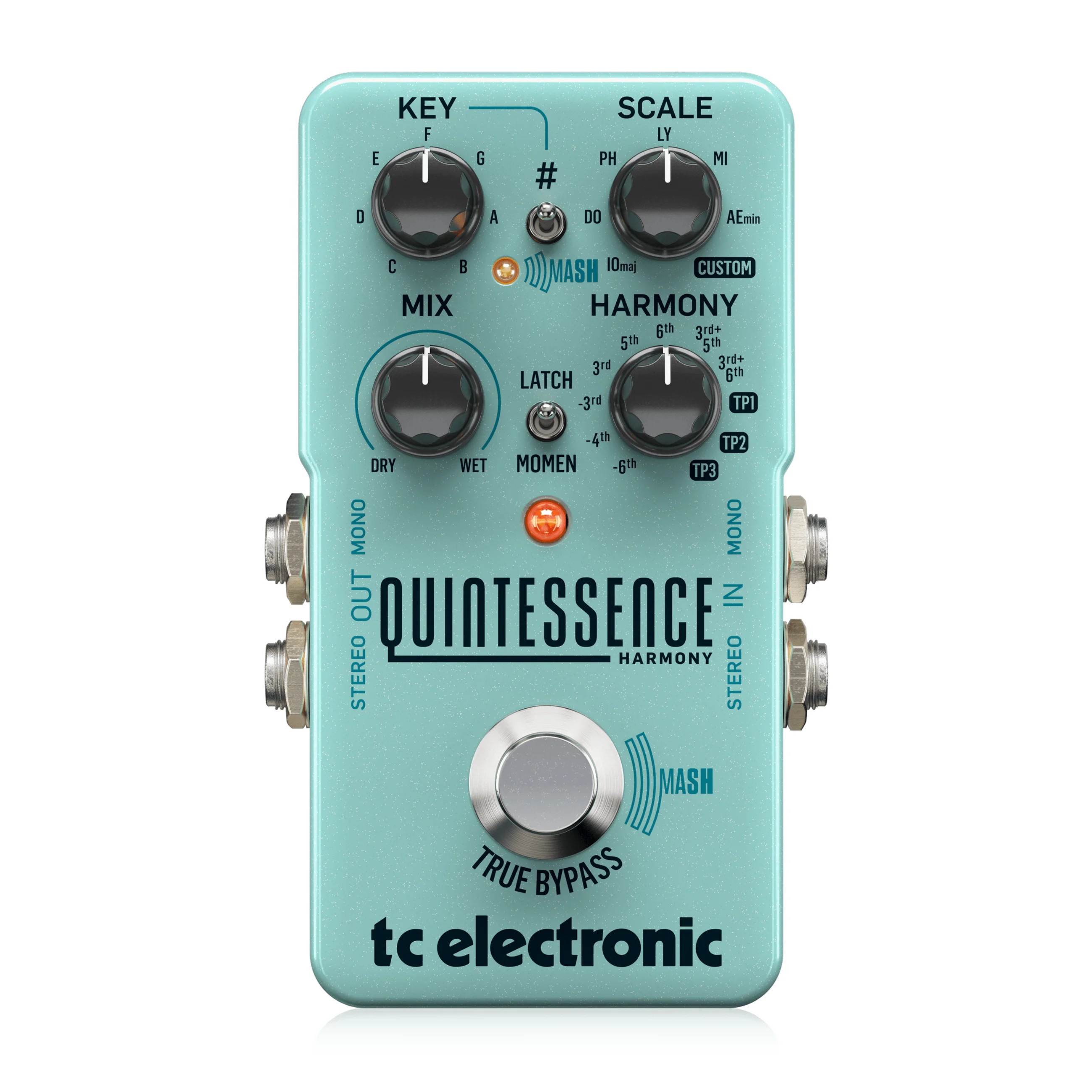 TC Electronic QUINTESSENCE HARMONY Exceptional Dual-Voiced Intelligent Harmonizer with PolySense