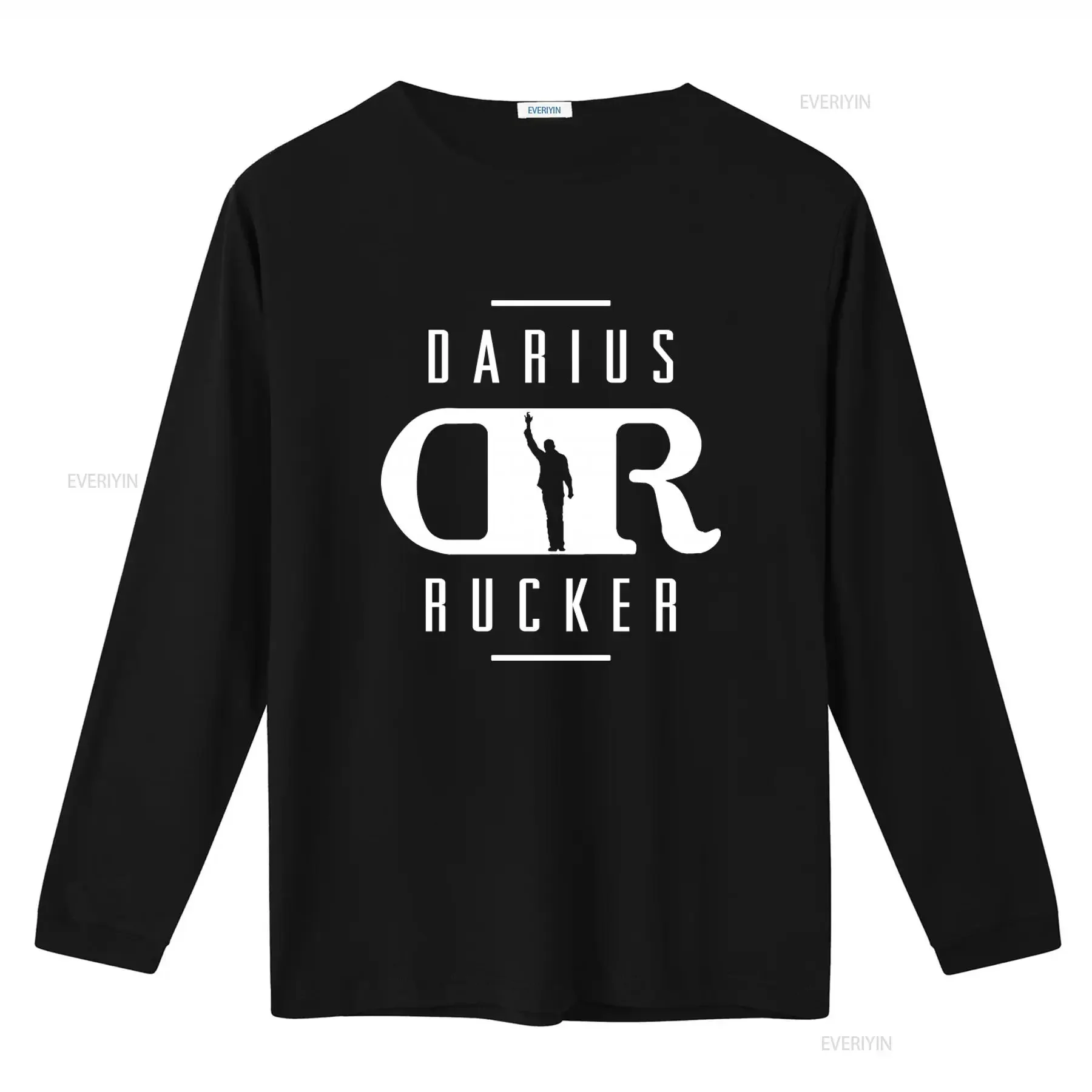 Darius Rucker Print T Shirt for Men Stylish Casual vintage Washed streetwear Breathable Stretched graphic Soft designer clothes