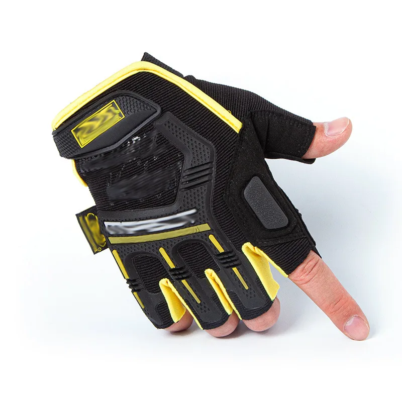 

Мужские военные рабочие перчатки с полупальцами - SEAL 4,0 устойчивые к порезам нескользящие тренировочные спортивные тактические перчатки для езды на мотоцикле