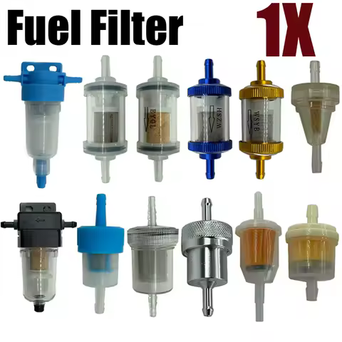 12 Type Universal Air Diesel Filter Parking Heater Parts Fuel Oil Filter Water Separator Replacement Fit Truck Bus Caravan Boat