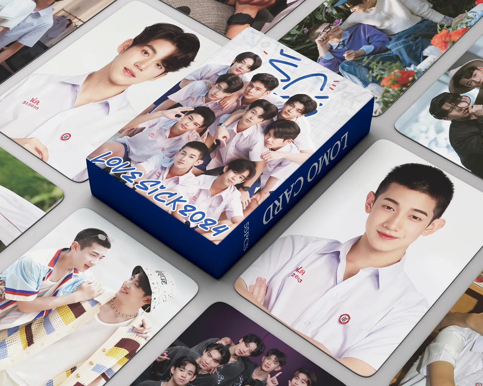 55pcs/set Kpop Idol Lomo Cards LOVESICK Photocards ALMOND PROGRESS Photo Card  Postcard for Fans Collection