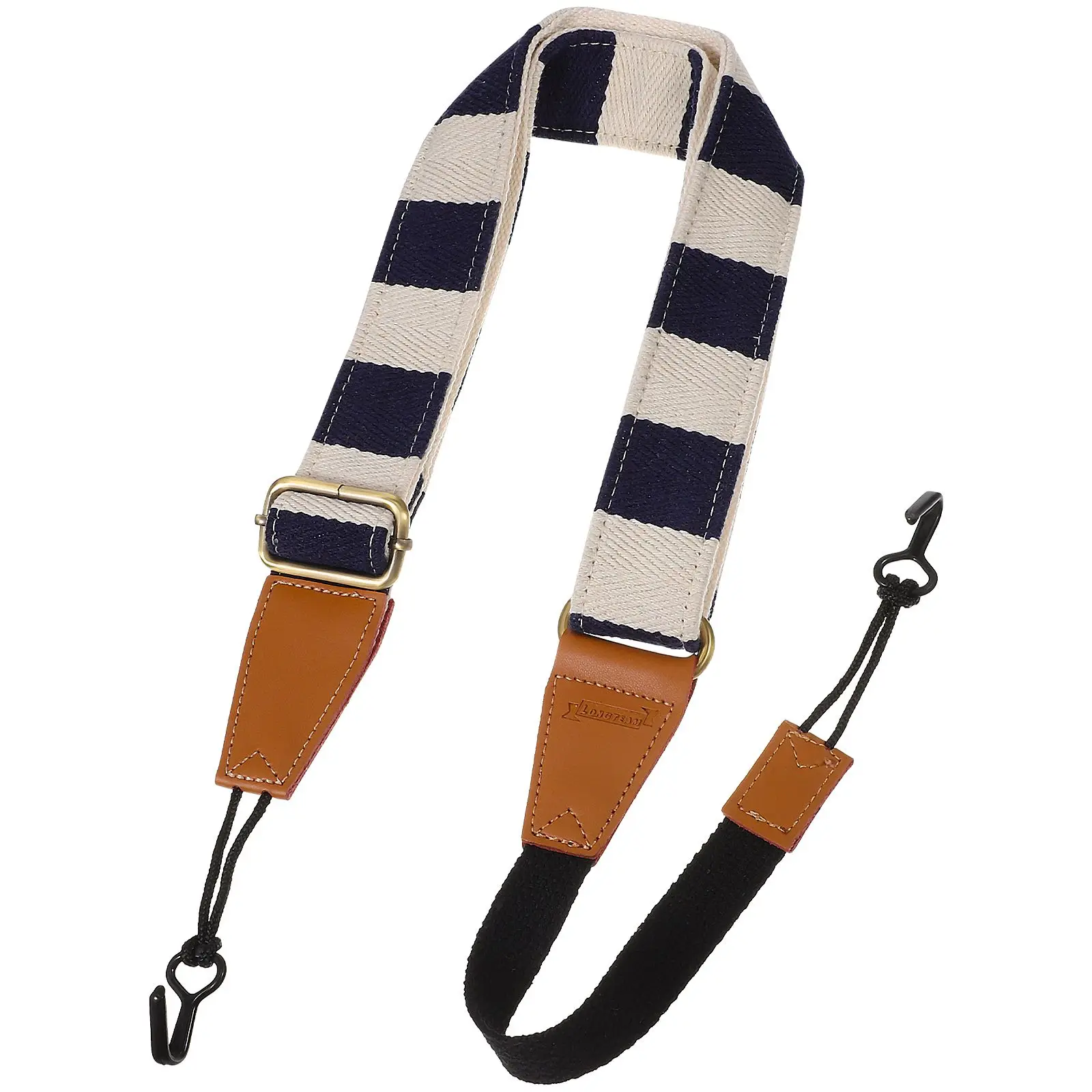 

Ukulele Shoulder Belt Cotton and Linen Strap Sapphire Plaid Nail-free Style Adjustable Sling