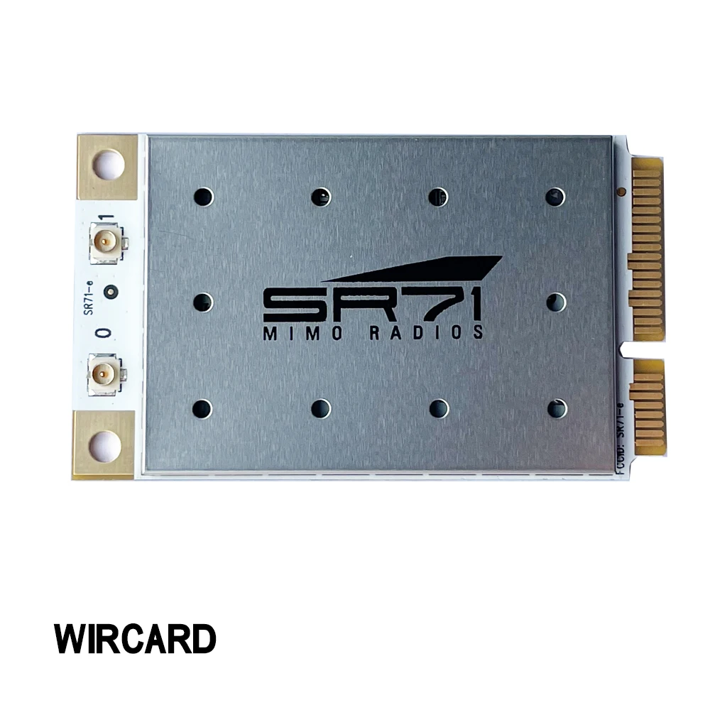 WIRCARD SR71-E AR9280 802.11 A/B/G/N MINI PCI-E 400mw Hi-Power 802.11bgn ثنائي النطاق 2.4 جيجا هرتز 5 جيجا هرتز 2x2 MIMO وحدة لاسلكية