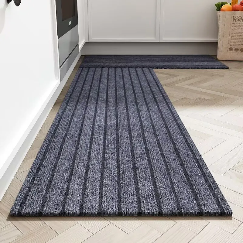 Anti Slip Kitchen Mat Floor Carpet Full Coverage DIY Absorb Oil Kitchen Doormat Long Hallway Runner Rug Entrance Easy To Clean