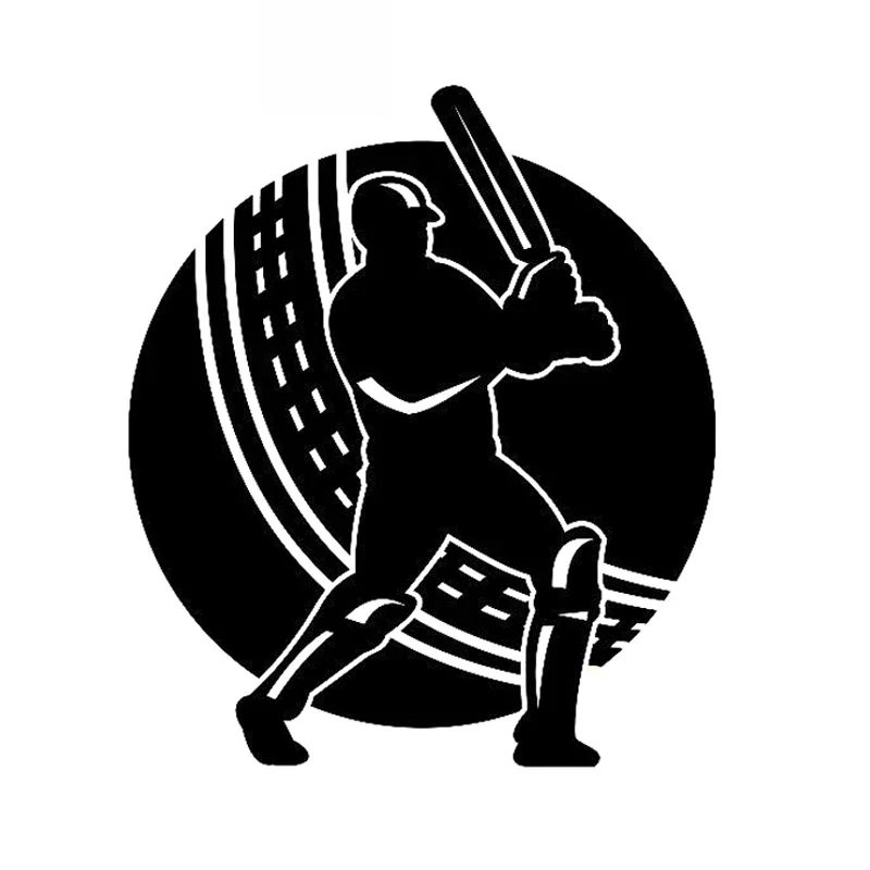 

Fun Cricket Game Sport Decoration Car Sticker Motorcycle Decal Pvc Motorcycle Car Decal Sticker, Black/white, 15cm*13cm