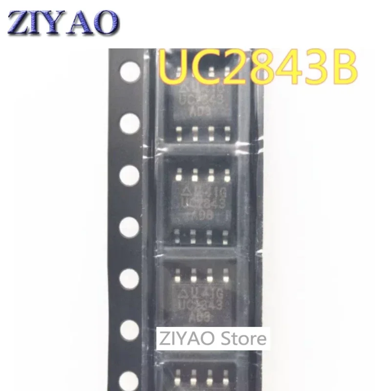 5PCS UC2843B 2843B UC2843BD1R2G SOP-8 patch