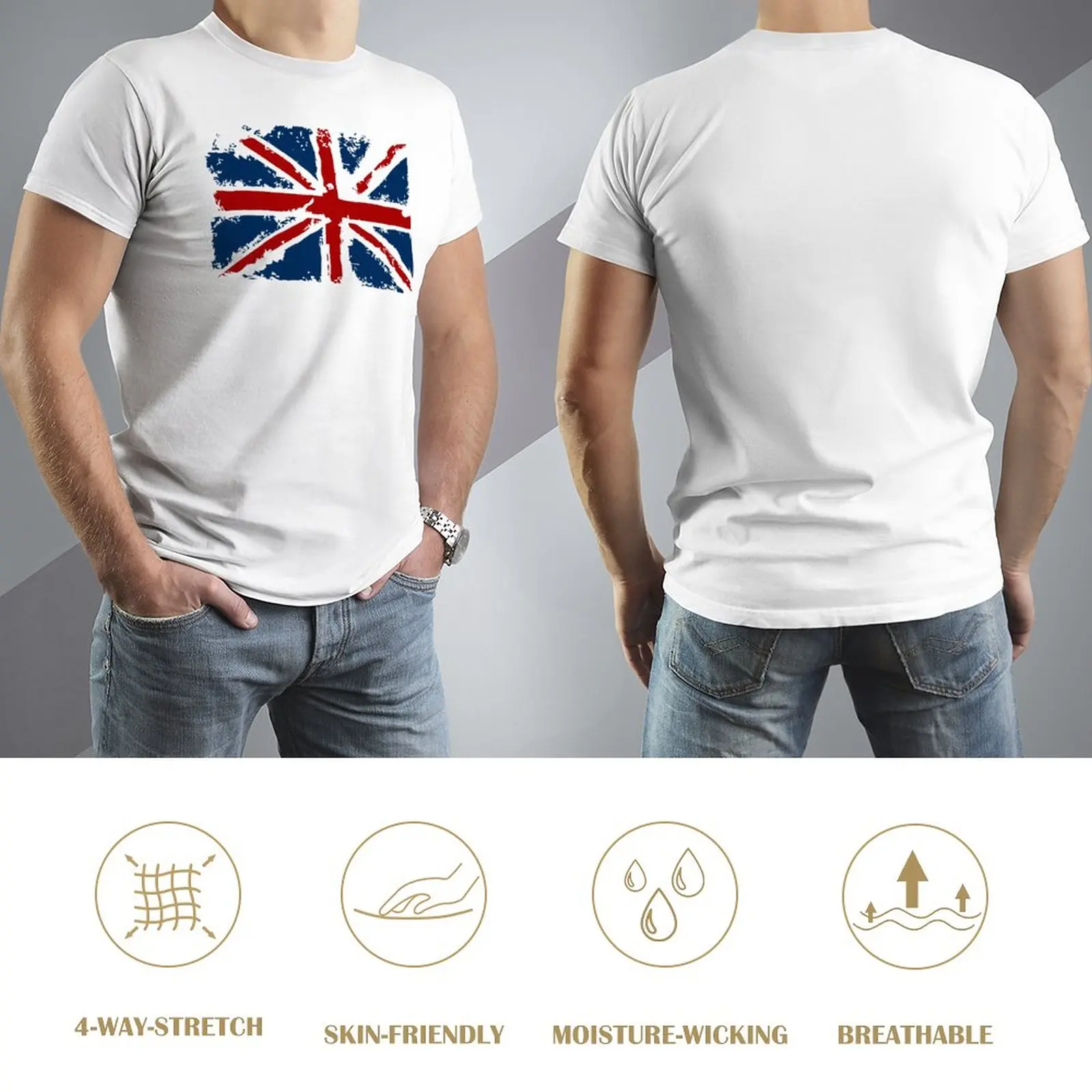 More Design Men Tshirt United Kingdom Flag UK Great Britain Tees T-Shirt O-neck T Shirts Women Boys Clothing 100% Cotton