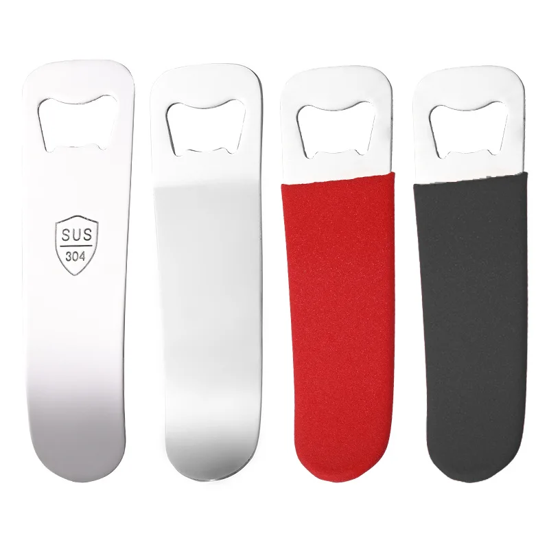 PVC Beer Bottle Opener Fast Stainless Steel Bar Restaurant Customized Promotion Gift Logo Display Giveaway Beer Bottle Opener