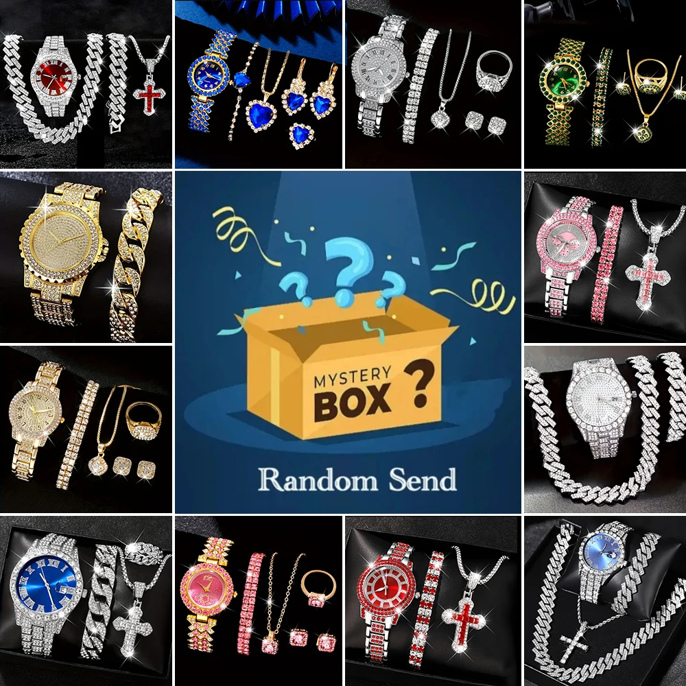 Surprise mysterious box with a 100% winning rate, randomly containing a pocket watch displayed in the image