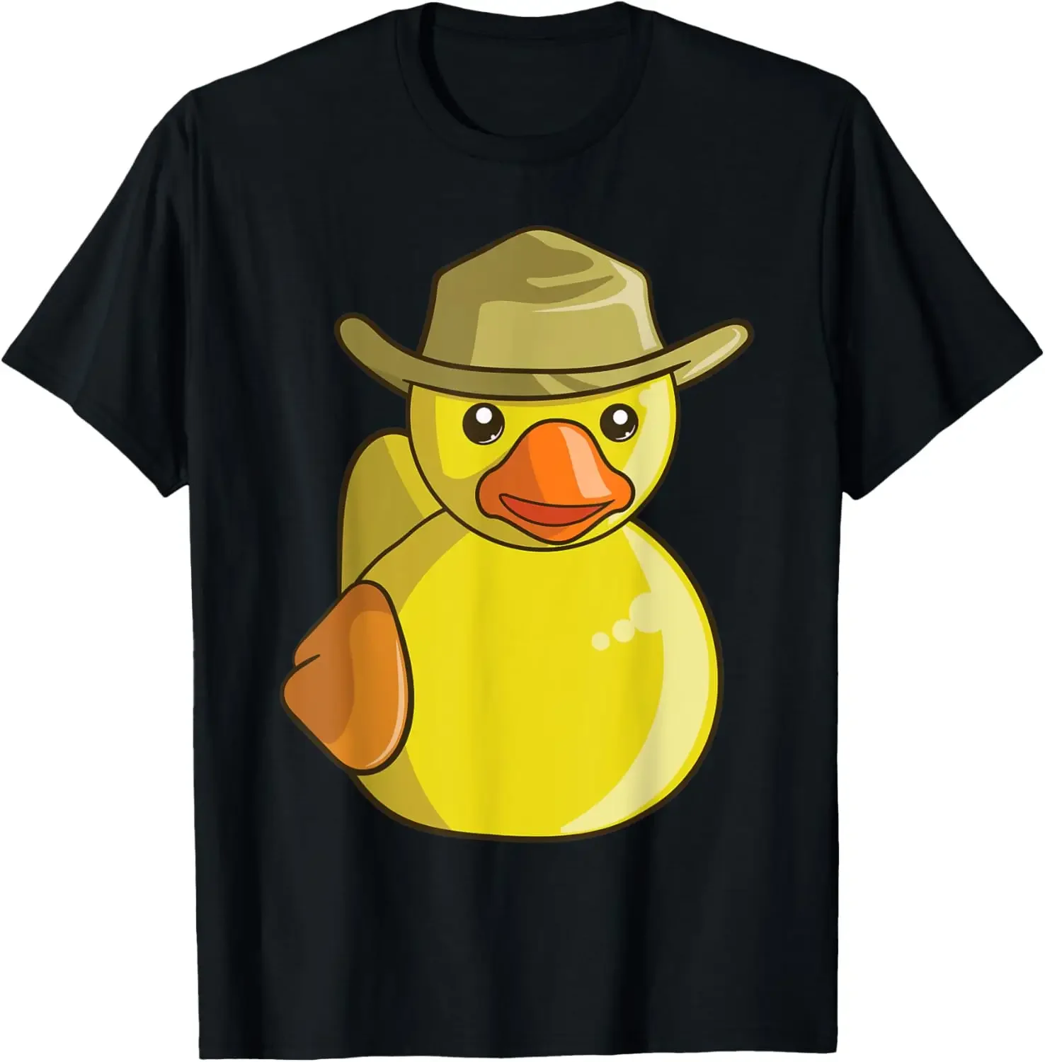 Cowboy Rubber Duck Duckie for Men, Dad Daddy as Father's Day T-Shirt