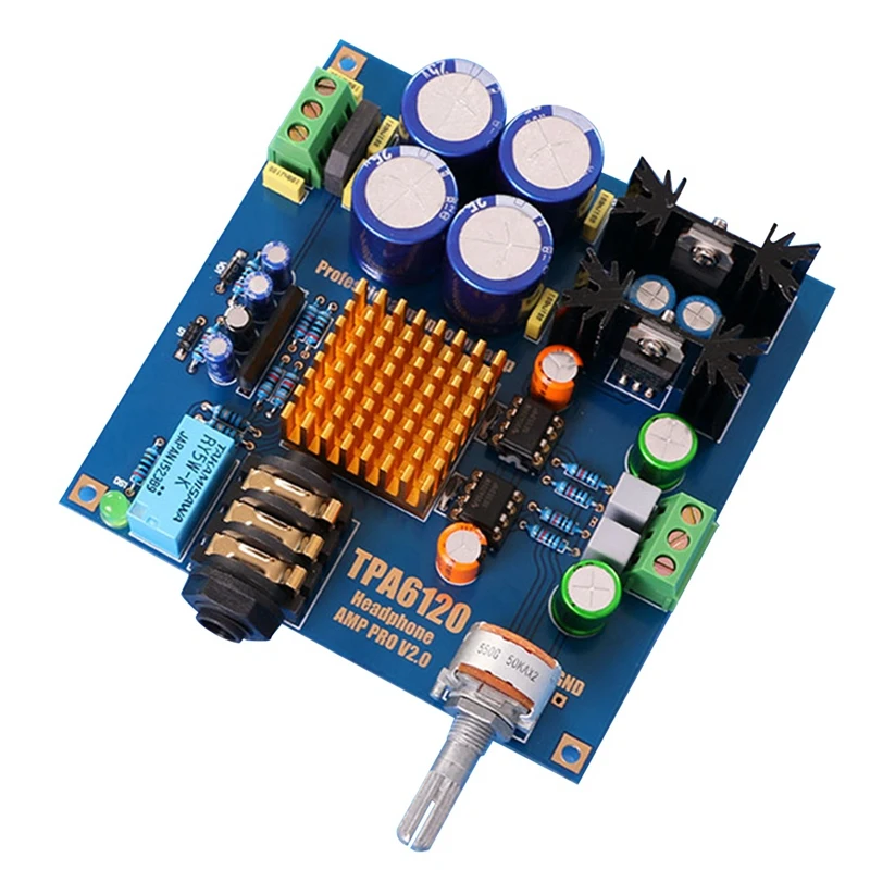 

Best-TPA6120A2 Hi-Fi Headphone Amplifier Board, Audiophile Amplifier,1 PCS